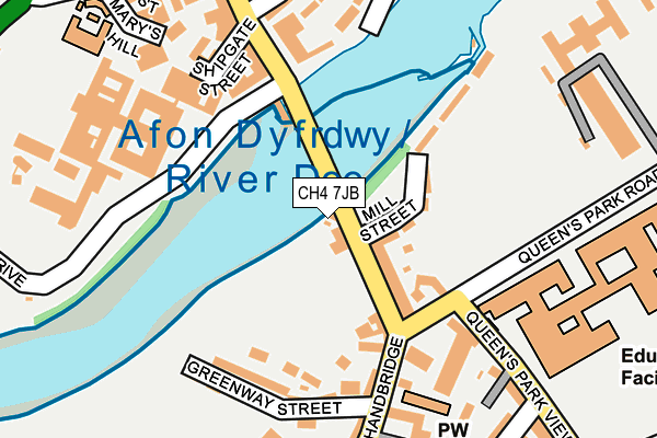 CH4 7JB map - OS OpenMap – Local (Ordnance Survey)