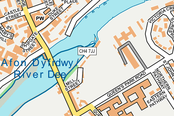 CH4 7JJ map - OS OpenMap – Local (Ordnance Survey)