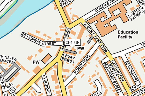 CH4 7JN map - OS OpenMap – Local (Ordnance Survey)