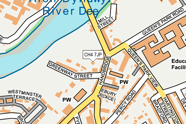 CH4 7JP map - OS OpenMap – Local (Ordnance Survey)