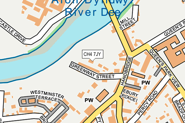CH4 7JY map - OS OpenMap – Local (Ordnance Survey)