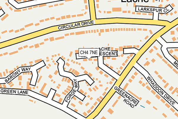 CH4 7NE map - OS OpenMap – Local (Ordnance Survey)
