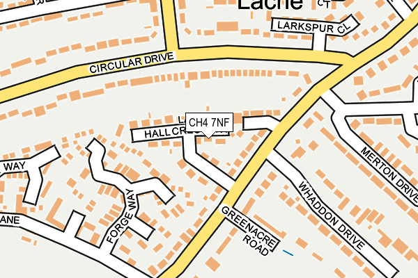 CH4 7NF map - OS OpenMap – Local (Ordnance Survey)