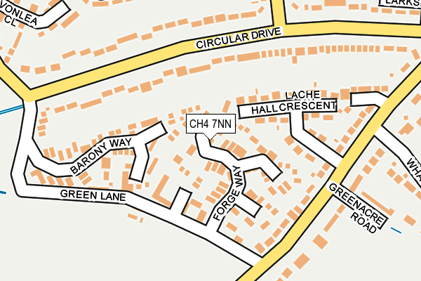 CH4 7NN map - OS OpenMap – Local (Ordnance Survey)
