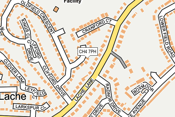 CH4 7PH map - OS OpenMap – Local (Ordnance Survey)