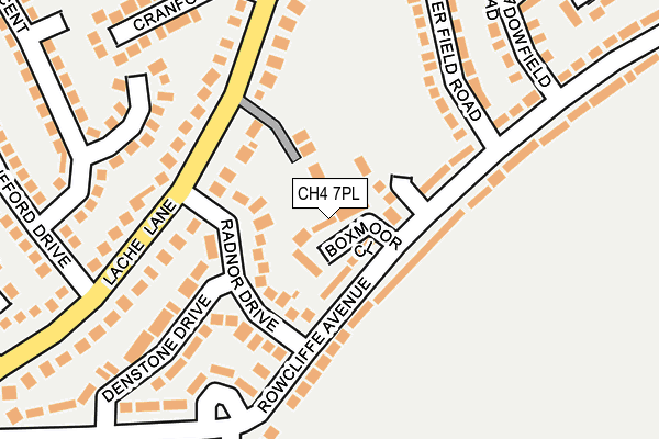 CH4 7PL map - OS OpenMap – Local (Ordnance Survey)