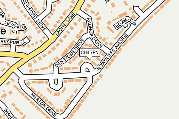CH4 7PN map - OS OpenMap – Local (Ordnance Survey)