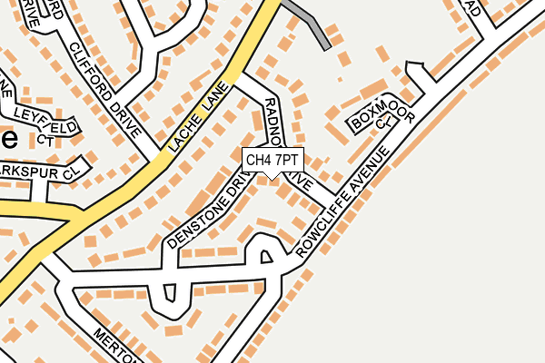CH4 7PT map - OS OpenMap – Local (Ordnance Survey)