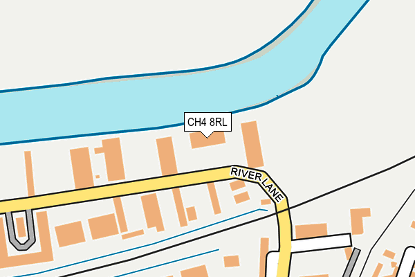 CH4 8RL map - OS OpenMap – Local (Ordnance Survey)