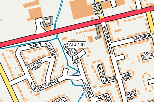 CH4 8UH map - OS OpenMap – Local (Ordnance Survey)