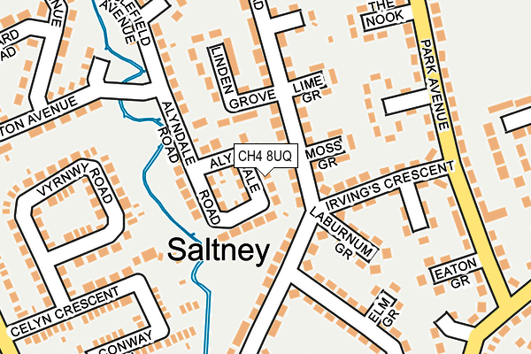 CH4 8UQ map - OS OpenMap – Local (Ordnance Survey)