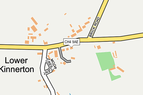 CH4 9AE map - OS OpenMap – Local (Ordnance Survey)