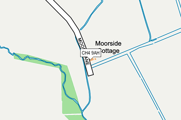 CH4 9AH map - OS OpenMap – Local (Ordnance Survey)