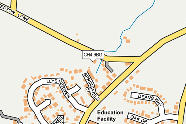 CH4 9BG map - OS OpenMap – Local (Ordnance Survey)