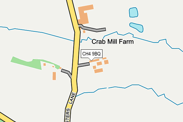 CH4 9BQ map - OS OpenMap – Local (Ordnance Survey)