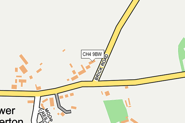 CH4 9BW map - OS OpenMap – Local (Ordnance Survey)
