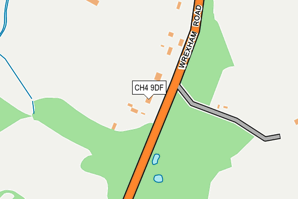 CH4 9DF map - OS OpenMap – Local (Ordnance Survey)
