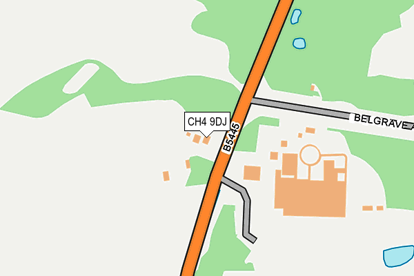 CH4 9DJ map - OS OpenMap – Local (Ordnance Survey)