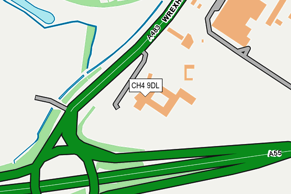 CH4 9DL map - OS OpenMap – Local (Ordnance Survey)