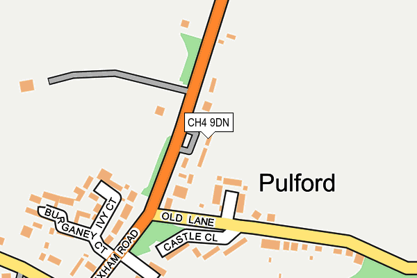 CH4 9DN map - OS OpenMap – Local (Ordnance Survey)