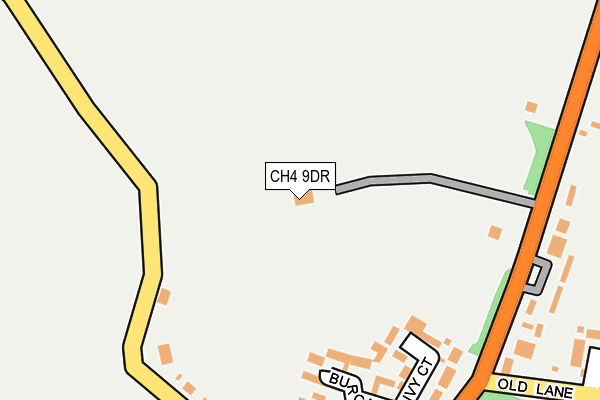 CH4 9DR map - OS OpenMap – Local (Ordnance Survey)