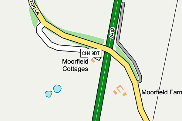 CH4 9DT map - OS OpenMap – Local (Ordnance Survey)