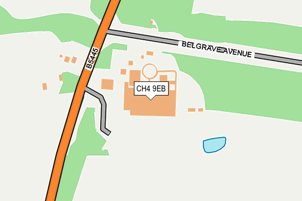 CH4 9EB map - OS OpenMap – Local (Ordnance Survey)