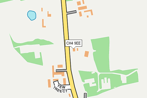 CH4 9EE map - OS OpenMap – Local (Ordnance Survey)