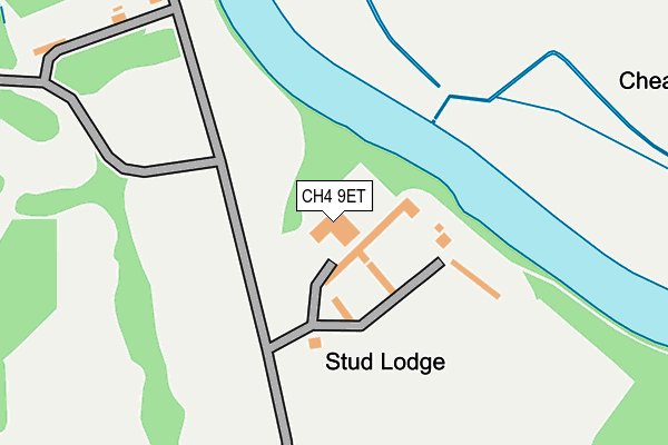 CH4 9ET map - OS OpenMap – Local (Ordnance Survey)