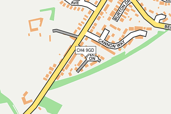 CH4 9GD map - OS OpenMap – Local (Ordnance Survey)