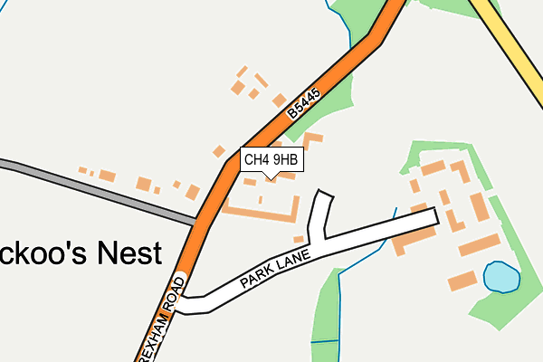 CH4 9HB map - OS OpenMap – Local (Ordnance Survey)