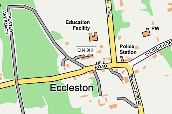 CH4 9HH map - OS OpenMap – Local (Ordnance Survey)