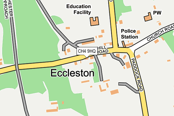 CH4 9HQ map - OS OpenMap – Local (Ordnance Survey)