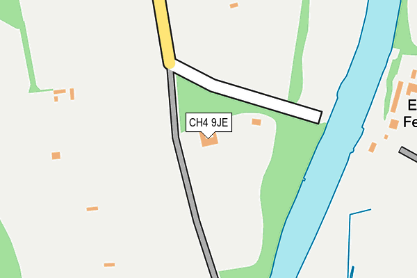 CH4 9JE map - OS OpenMap – Local (Ordnance Survey)