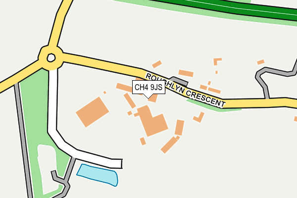 CH4 9JS map - OS OpenMap – Local (Ordnance Survey)