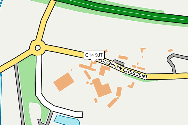 CH4 9JT map - OS OpenMap – Local (Ordnance Survey)