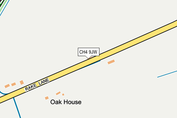 CH4 9JW map - OS OpenMap – Local (Ordnance Survey)