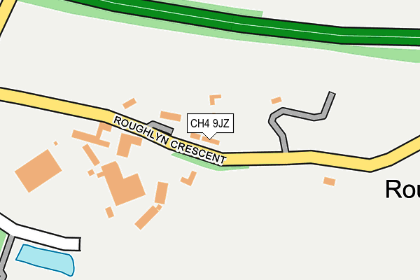 CH4 9JZ map - OS OpenMap – Local (Ordnance Survey)