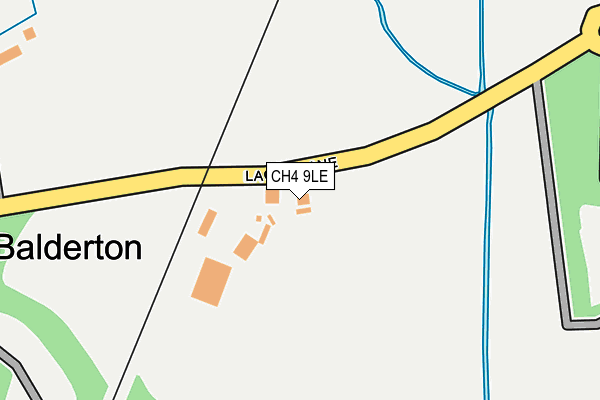 CH4 9LE map - OS OpenMap – Local (Ordnance Survey)