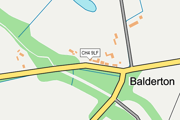 CH4 9LF map - OS OpenMap – Local (Ordnance Survey)