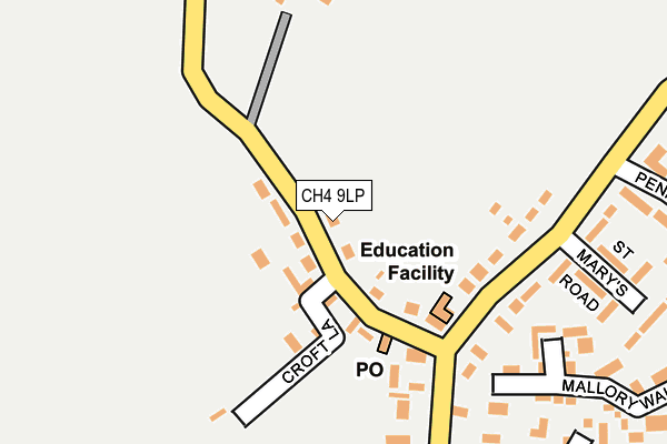 CH4 9LP map - OS OpenMap – Local (Ordnance Survey)