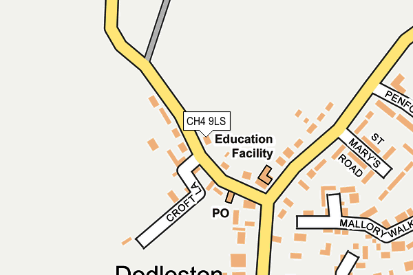 CH4 9LS map - OS OpenMap – Local (Ordnance Survey)