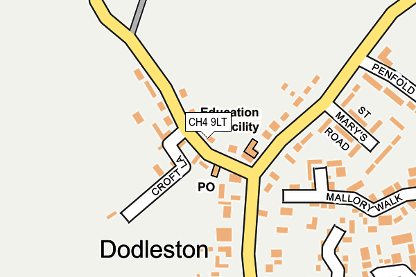 CH4 9LT map - OS OpenMap – Local (Ordnance Survey)