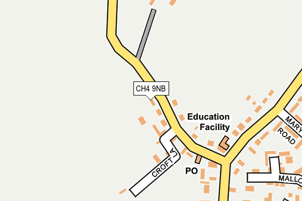 CH4 9NB map - OS OpenMap – Local (Ordnance Survey)