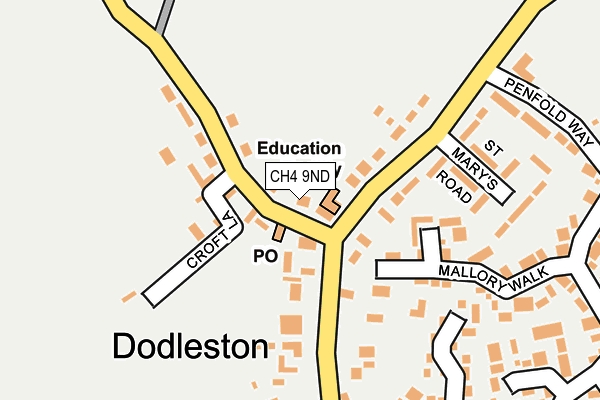 CH4 9ND map - OS OpenMap – Local (Ordnance Survey)