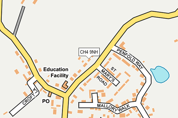 CH4 9NH map - OS OpenMap – Local (Ordnance Survey)