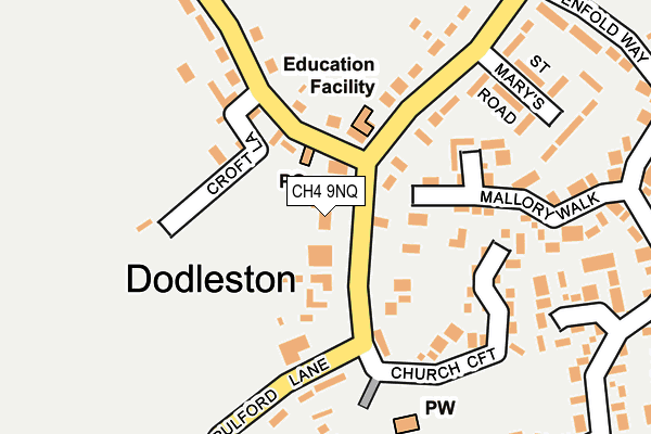 CH4 9NQ map - OS OpenMap – Local (Ordnance Survey)