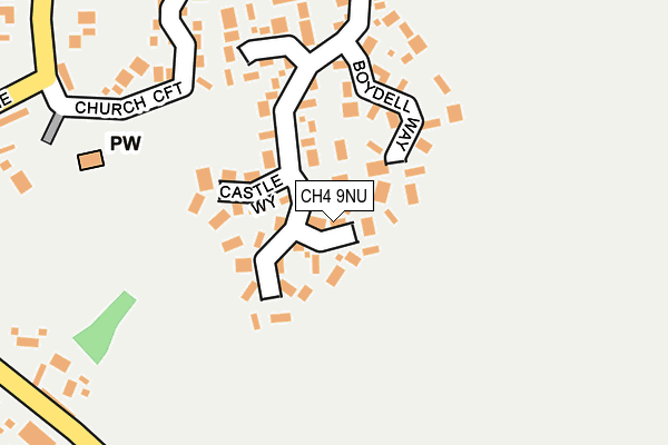 CH4 9NU map - OS OpenMap – Local (Ordnance Survey)