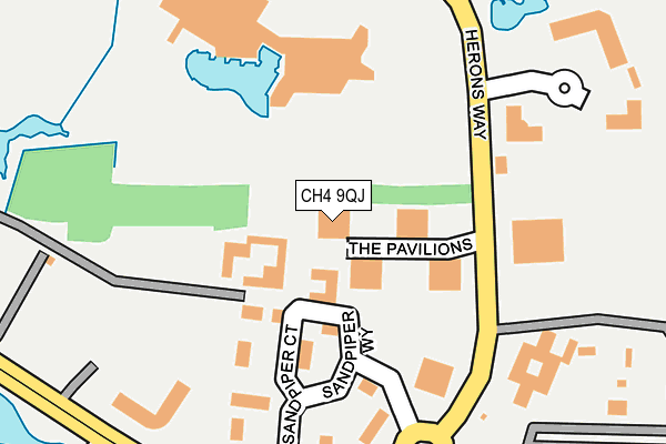 CH4 9QJ map - OS OpenMap – Local (Ordnance Survey)