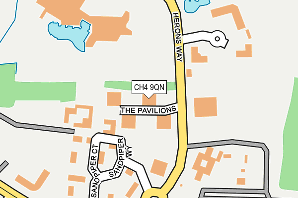 CH4 9QN map - OS OpenMap – Local (Ordnance Survey)